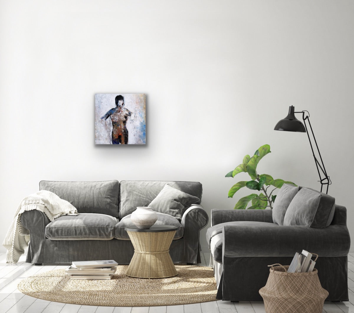 Esprit vivant <br>60.9x60.9x3.8 cm<br>24”x24”x1.5”