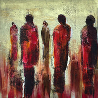 Farther Down The Road <br>14x14 cm, 25x25 cm with mat<br>5.5”x5.5”, 9.8`’x9.8” with mat