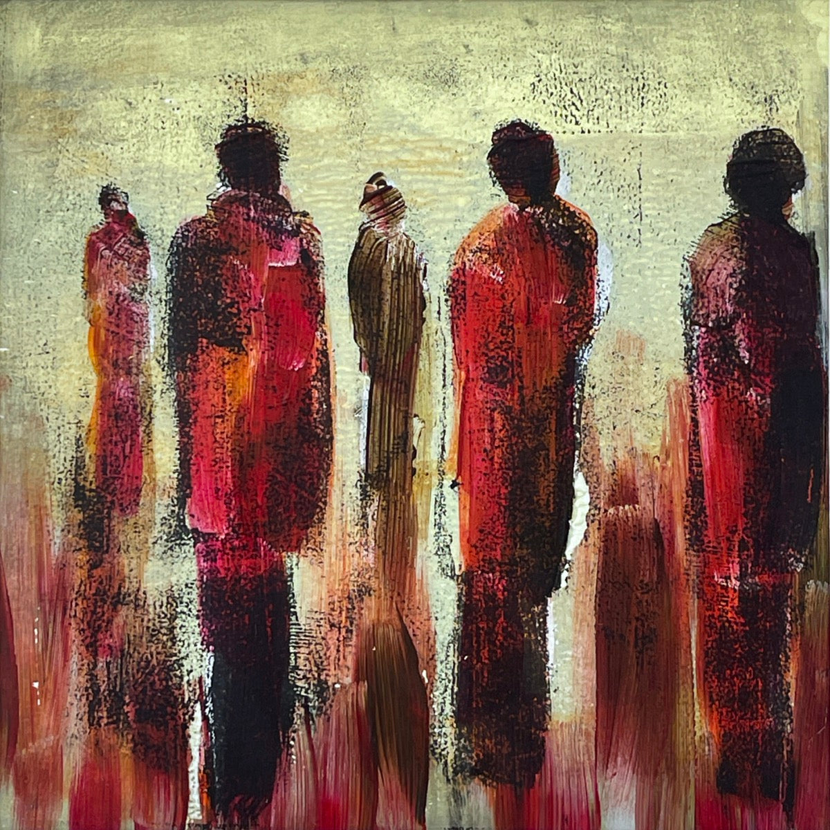 Farther Down The Road <br>14x14 cm, 25x25 cm with mat<br>5.5”x5.5”, 9.8`’x9.8” with mat