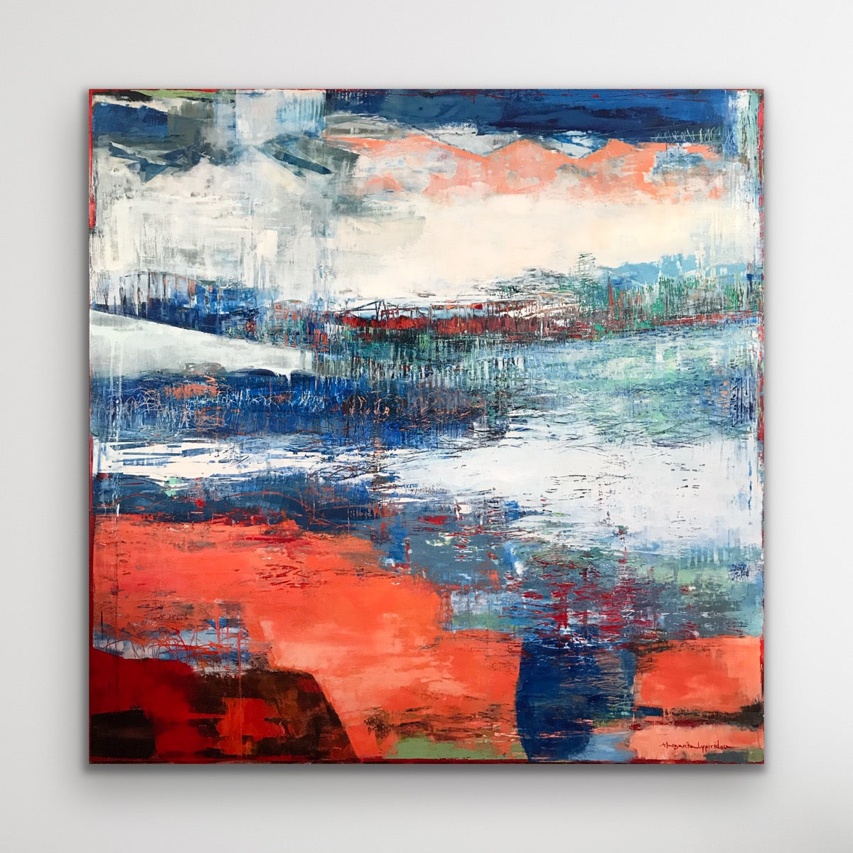 Fictionality <br>121.9x121.9x3.8 cm<br>48"x48"x1.5"