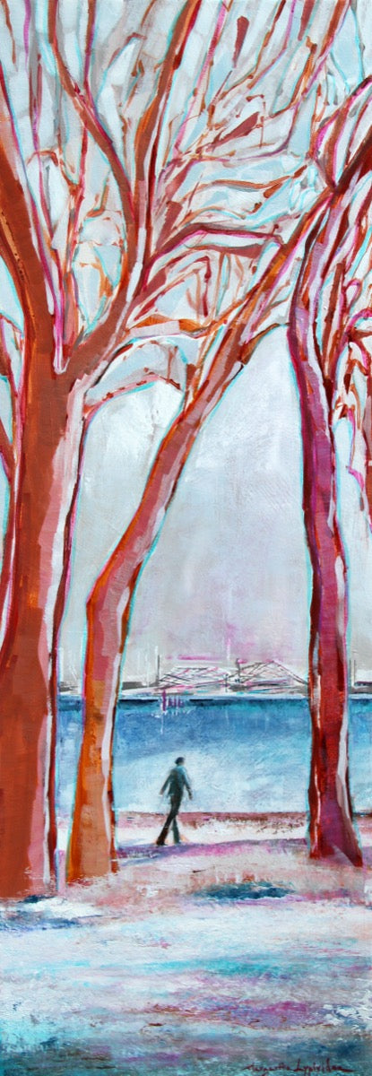 First Snow <br>91.4x30.5x1.5 cm<br>36”x12”x0.6”