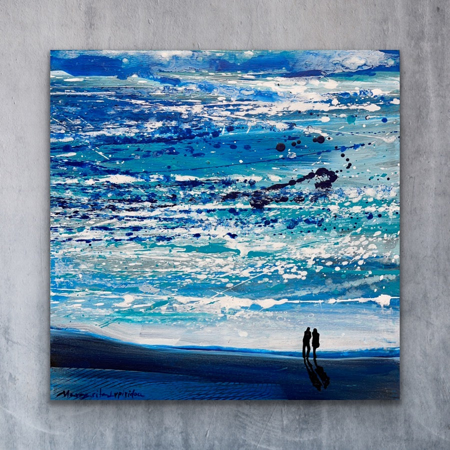 Forget Me Not <br>25x25x3 cm<br>9.8”x9.8”x1.2"