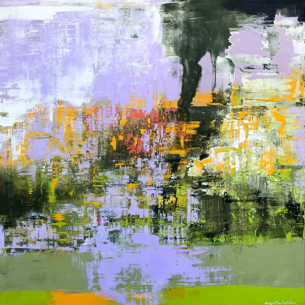 Fresh Thought <br>101.6x101.6x1.9 cm<br>40"x40"x0.8"