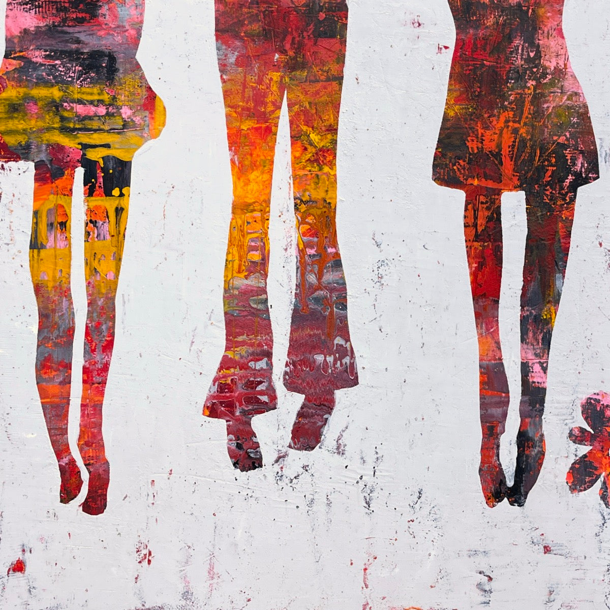 Friends <br>40x40x2.5 cm<br>15.8”x15.8"x1"