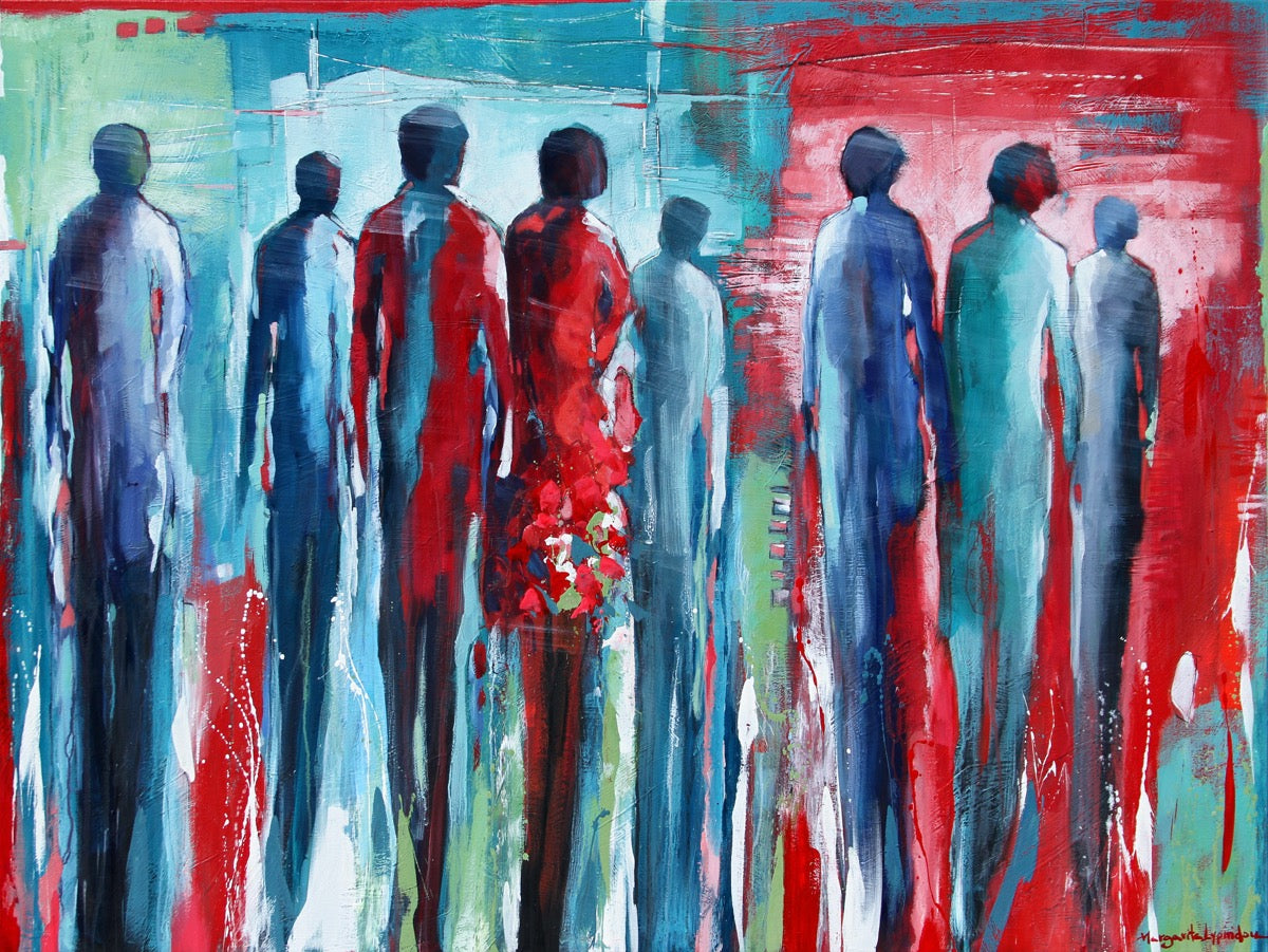 Fugacious Moments <br>91.4x121.9x4 cm<br>36”x48”x1.6”