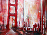 Go On Then<br>76.2x101.6x3.8 cm<br>30”x40"x1.5"