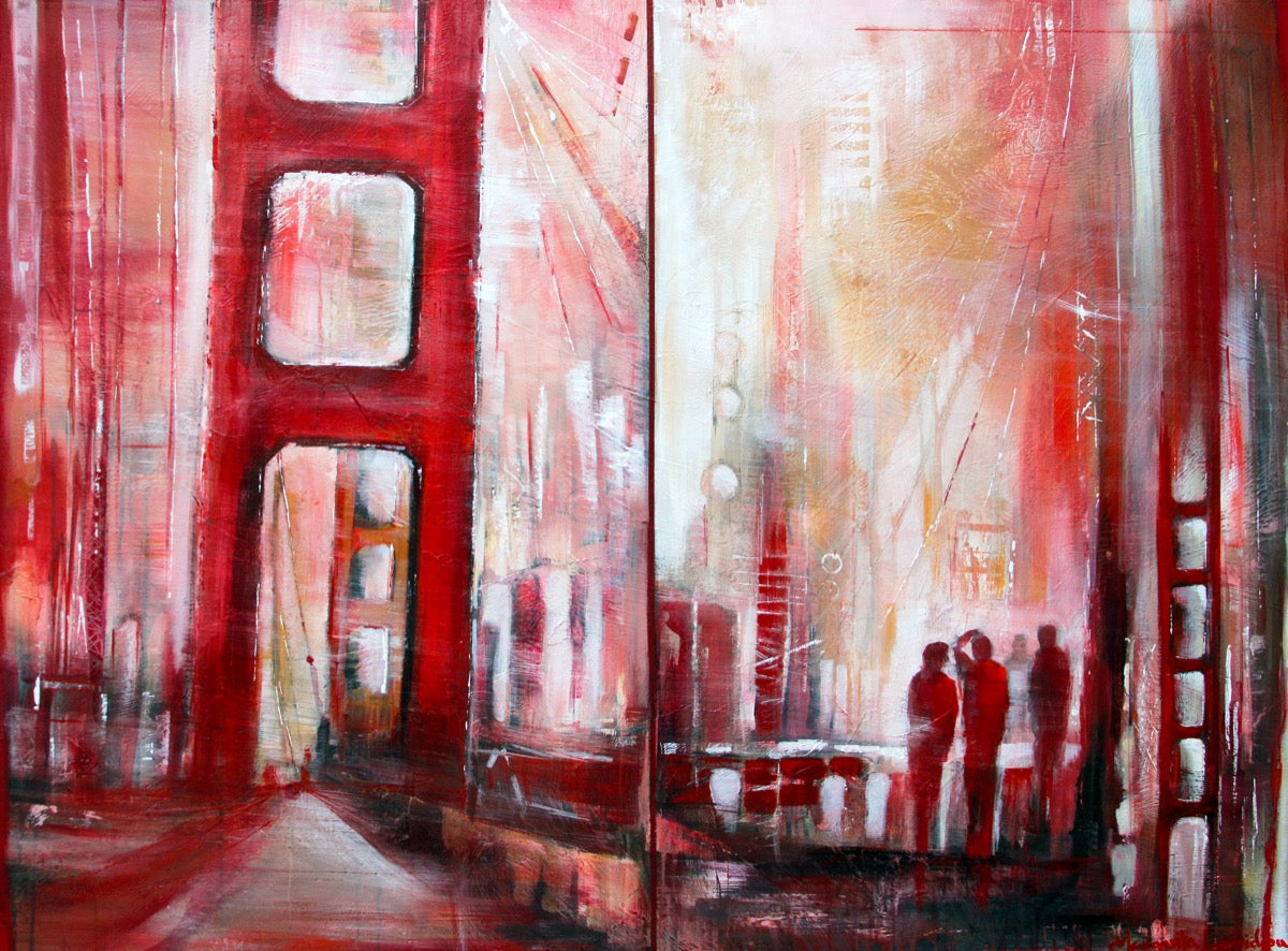 Go On Then<br>76.2x101.6x3.8 cm<br>30”x40"x1.5"