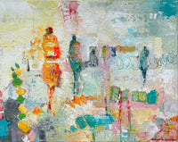 Happy As We Go<br>40x50x2 cm<br>15.7"x19.7"x0.8"