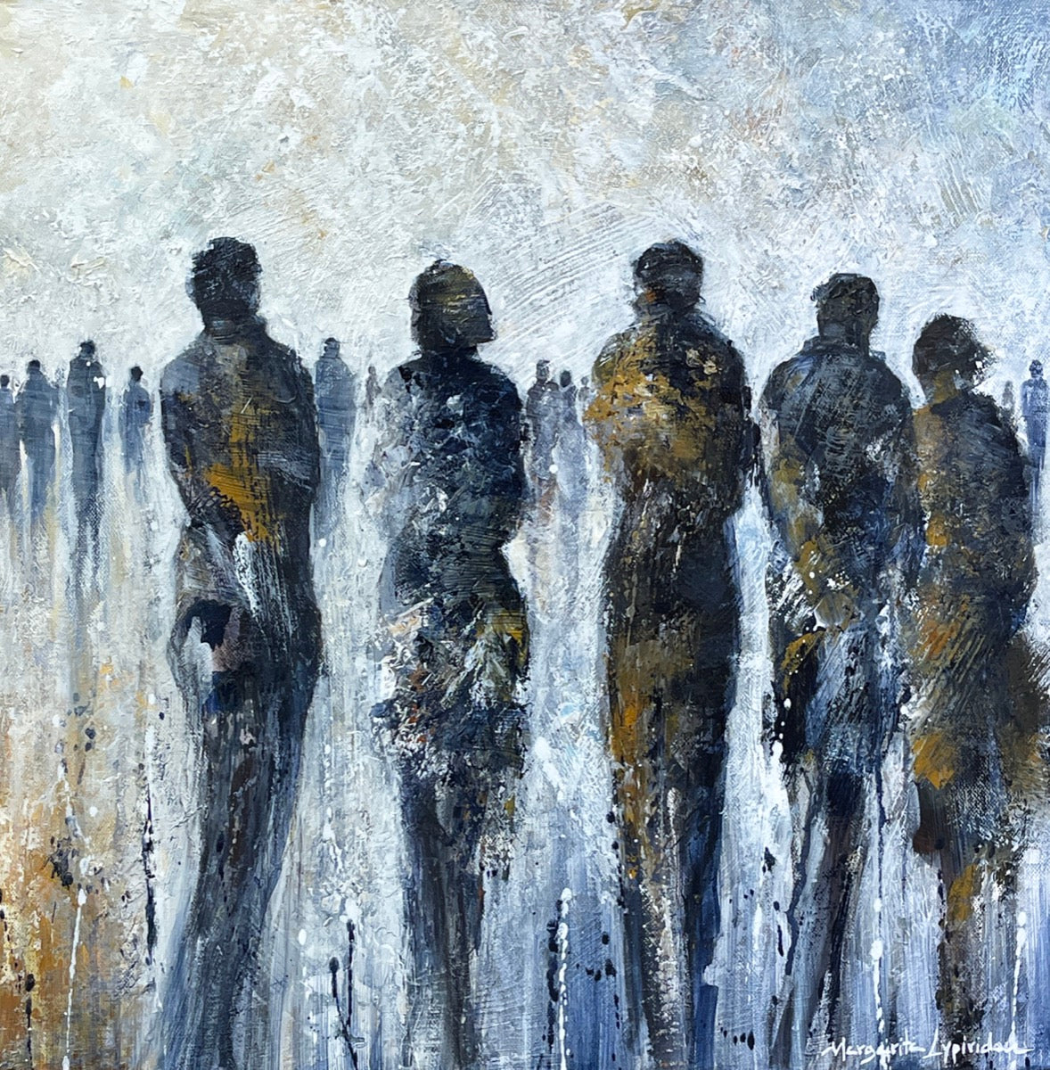 Here And Now <br>50x50x3.5 cm<br>23.6”x23.6”x1.4"