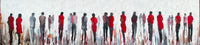 Here We Are Again <br>40.6x182.9x3.8 cm<br>16”x72”x1.5”