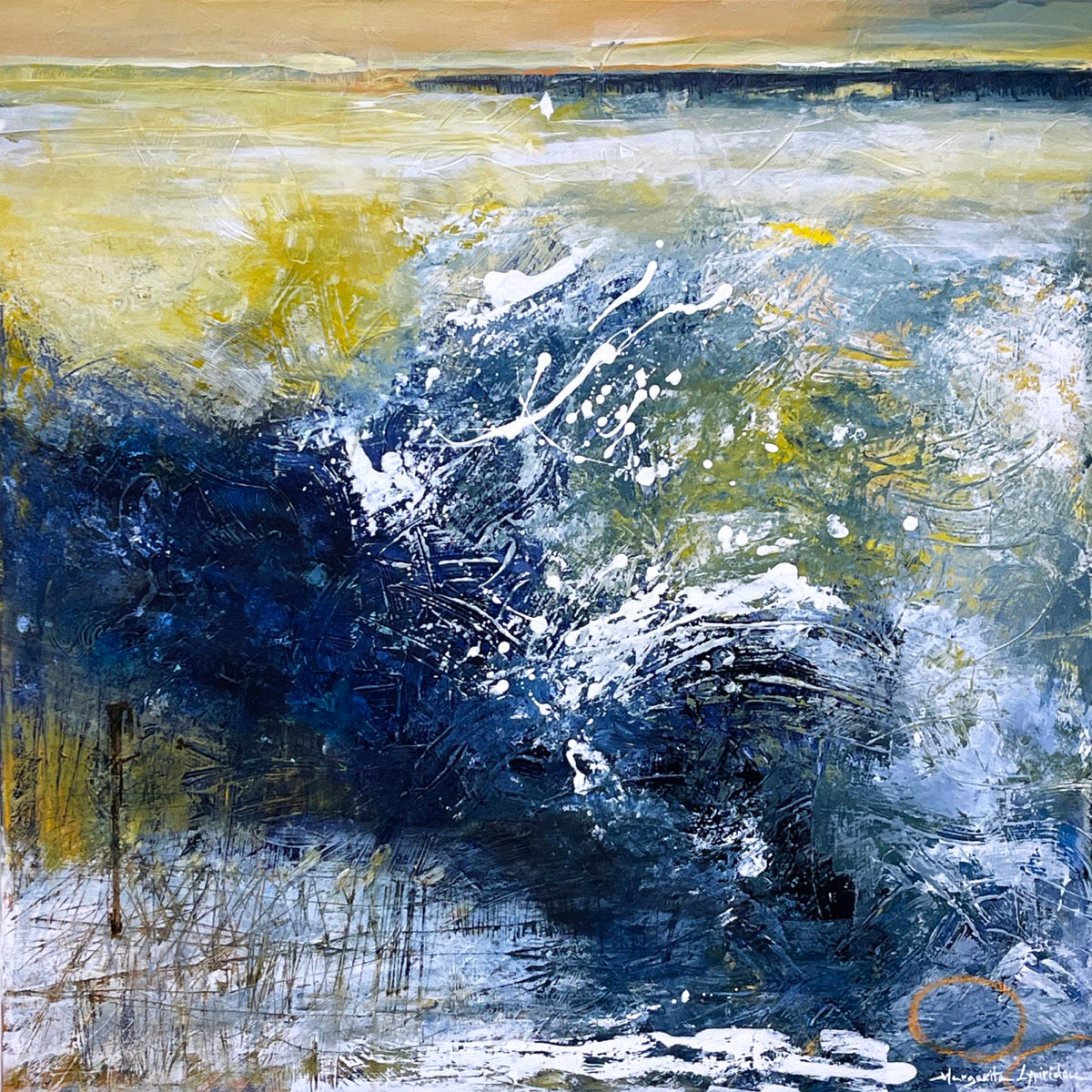 Hidden Cove <br>91x91x2 cm<br>35.8”x35.8”x0.8”