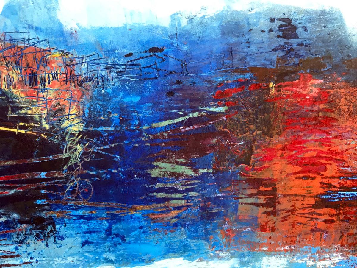 Hometown <br>55.8x76.2x3.8 cm<br>22”x30"x1.5"