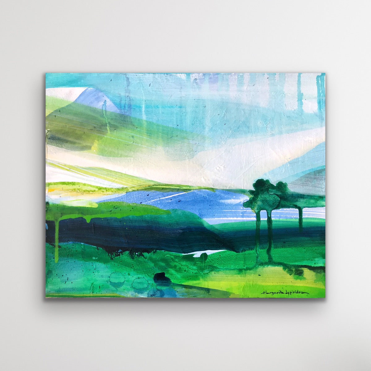 Summer Stain <br>27.9x35.6x2 cm<br>14”x14”x0.8”
