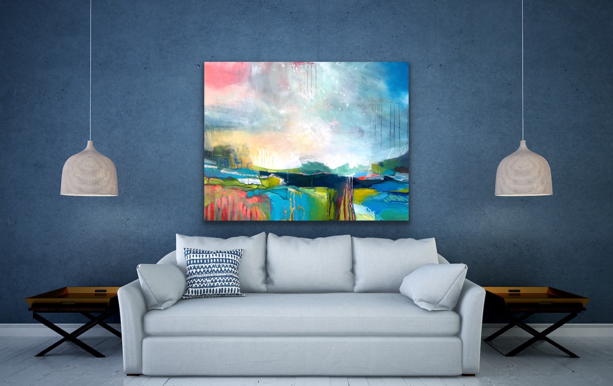 Rays-Of-Light <br>91.4x121.9x3.8 cm<br>36”x48”x1.5"