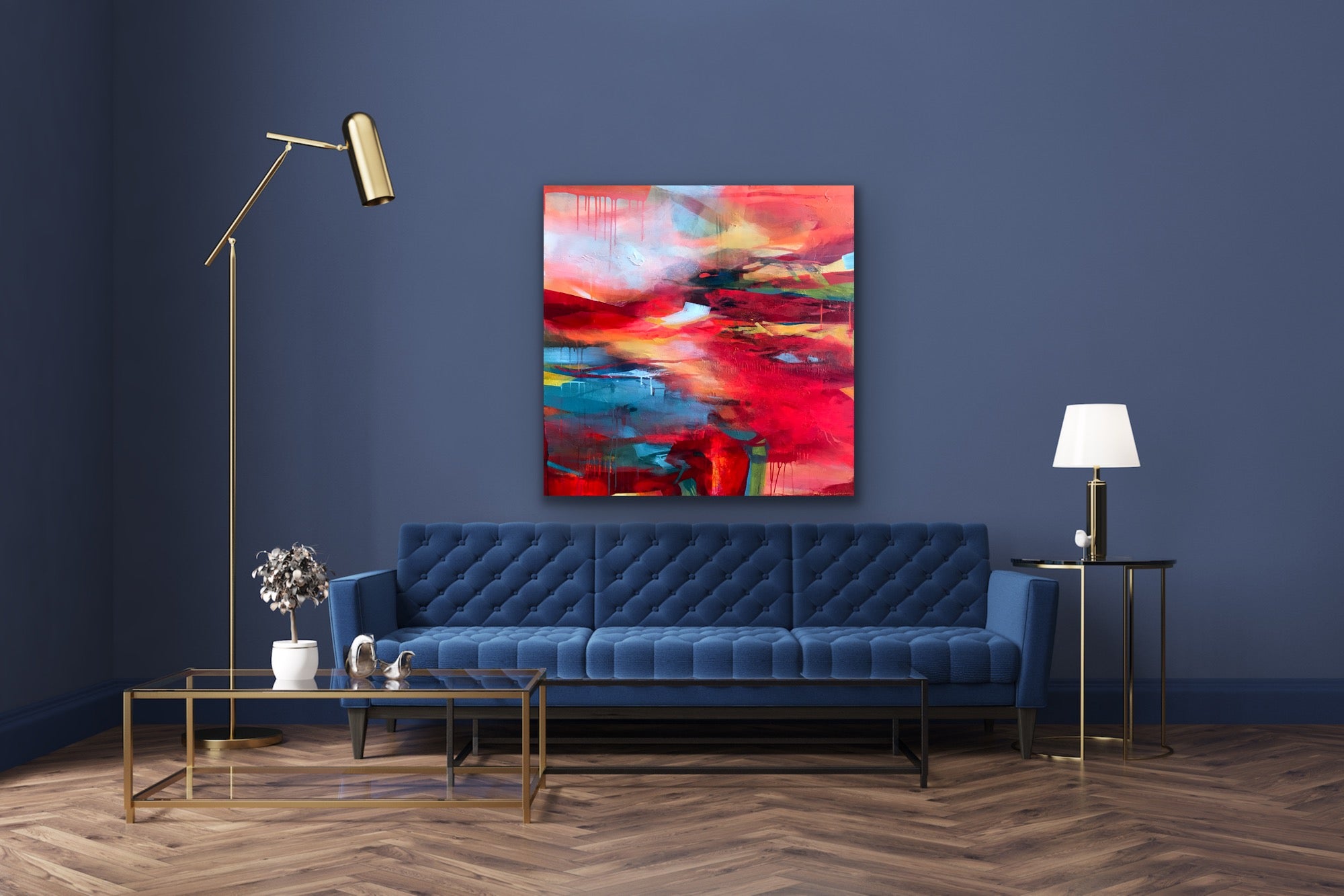 Burst Of Light <br>91.4x91.4x3.8 cm<br>36”x36”x1.5"
