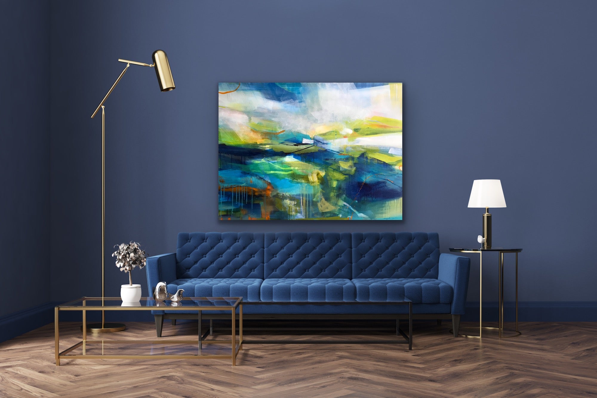 Connecting The Dots <br>91.4x121.9x3.8 cm<br>36”x48”x1.5"