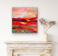 Bring The Sunshine In <br>60.9x60.9x3.8 cm<br>24”x24"x1.5"