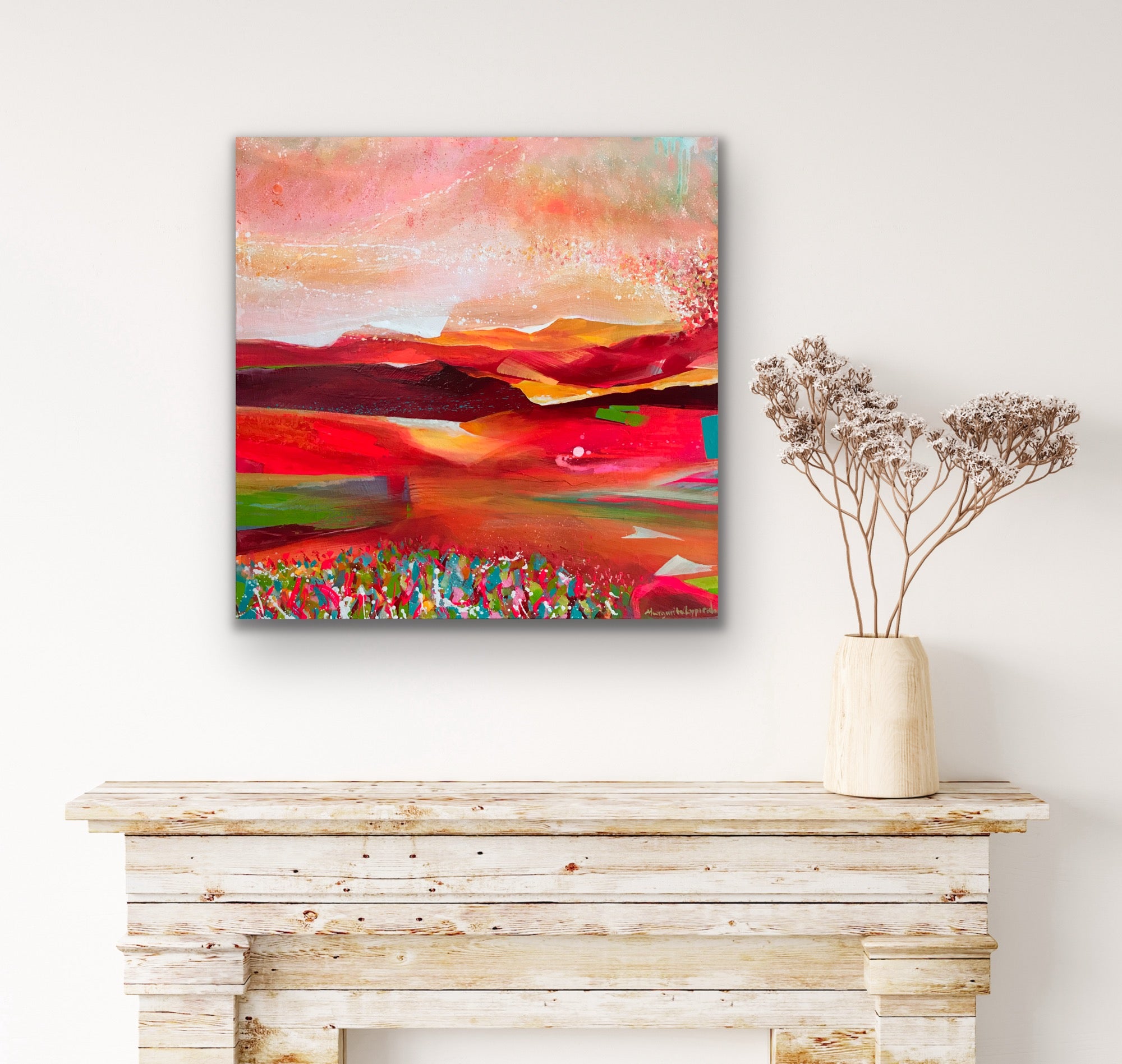 Bring The Sunshine In <br>60.9x60.9x3.8 cm<br>24”x24"x1.5"
