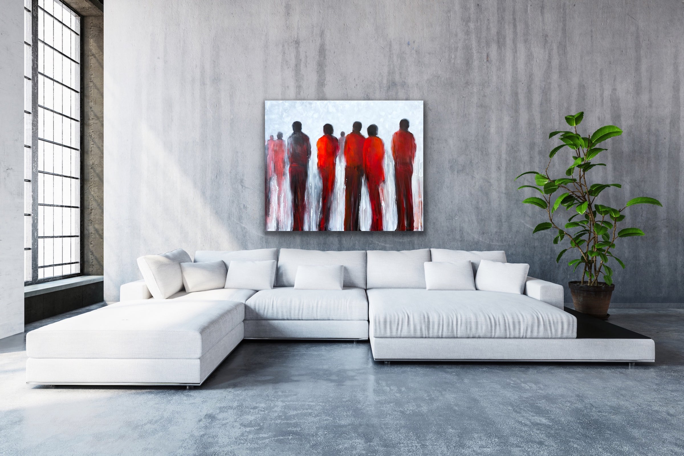 Painting The Light<br>100x120x3 cm<br>39.3"x47.2"x1.2"