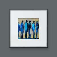 Look At Us Standing <br>14x14 cm, 25x25 cm with mat<br>5.5”x5.5”, 9.8`’x9.8” with mat