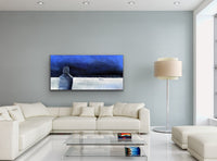L’homme et le chien <br>61x122x2 cm<br>24”x48”x0.8”