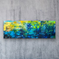 Liquid Space <br>50x149.5x2.5 cm<br>19.7”x58.9”x1”