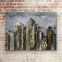 Urban Night <br>91.4x121.9x3.8 cm<br>36”x48”x1.5”