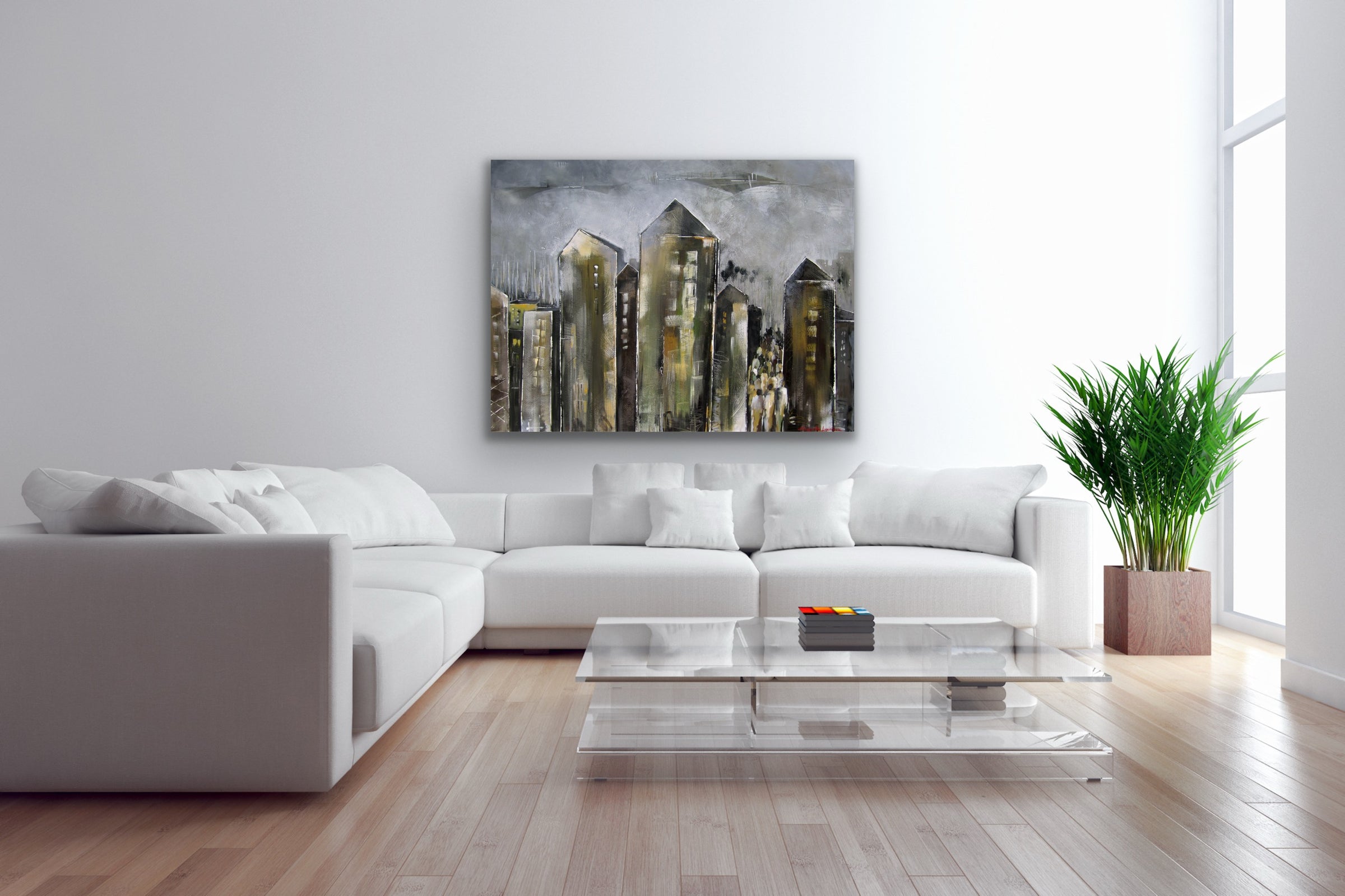Urban Night <br>91.4x121.9x3.8 cm<br>36”x48”x1.5”