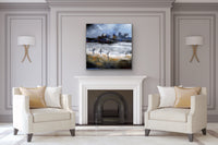 Sliding Away <br>76.2x76.2x3.8 cm<br>30”x30”x1.5”