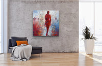 Elusive Figures <br>91.5x91.5x4 cm<br>36”x36"x1.6"