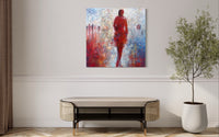 Elusive Figures <br>91.5x91.5x4 cm<br>36”x36"x1.6"