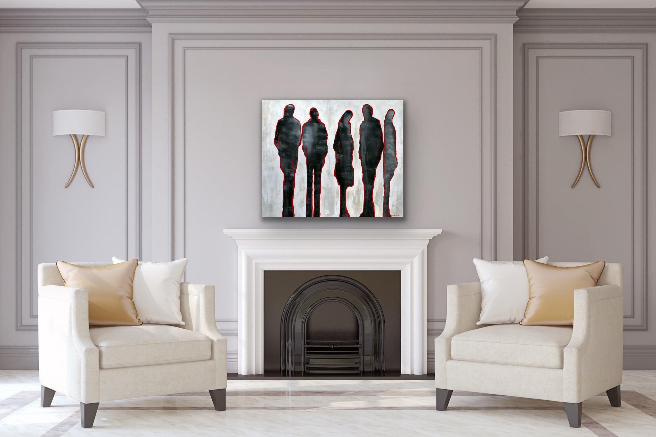 Inhabiting <br>76.2x91.4x3.8 cm<br>30”x36”x1.5”