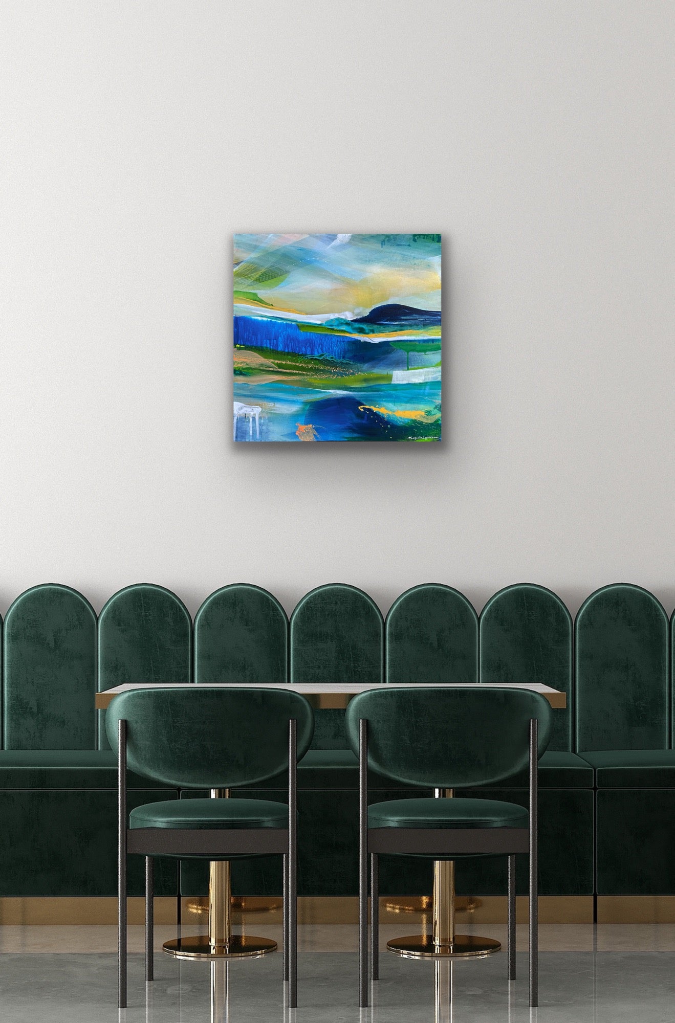 Love At First Sight <br>60.9x60.9x3.8 cm<br>24”x24"x1.5"