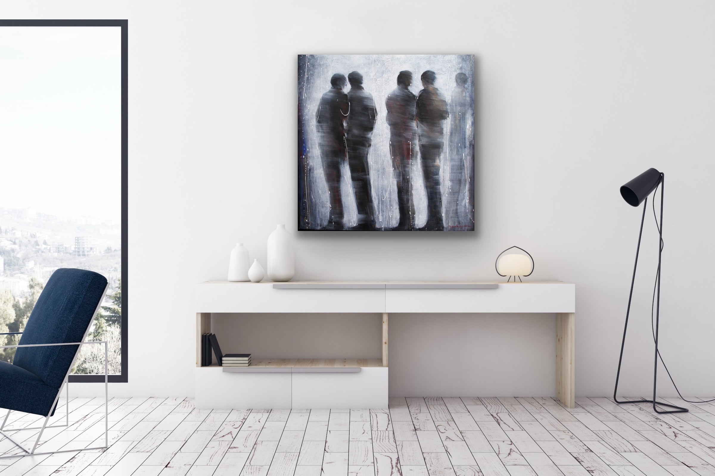 La tendresse <br>101.6x101.6x3.8 cm<br>40"x40"x1.5"
