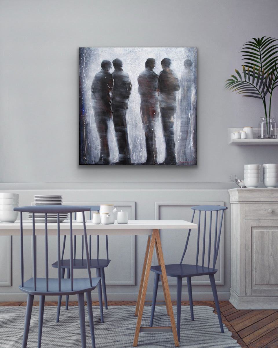 La tendresse <br>101.6x101.6x3.8 cm<br>40"x40"x1.5"