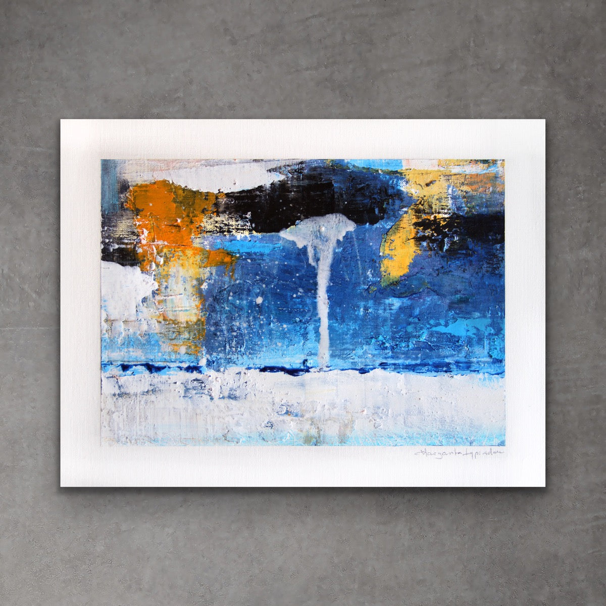 Waterfall <br>22.9x30.5x2.5 cm<br>9”x12”x1”