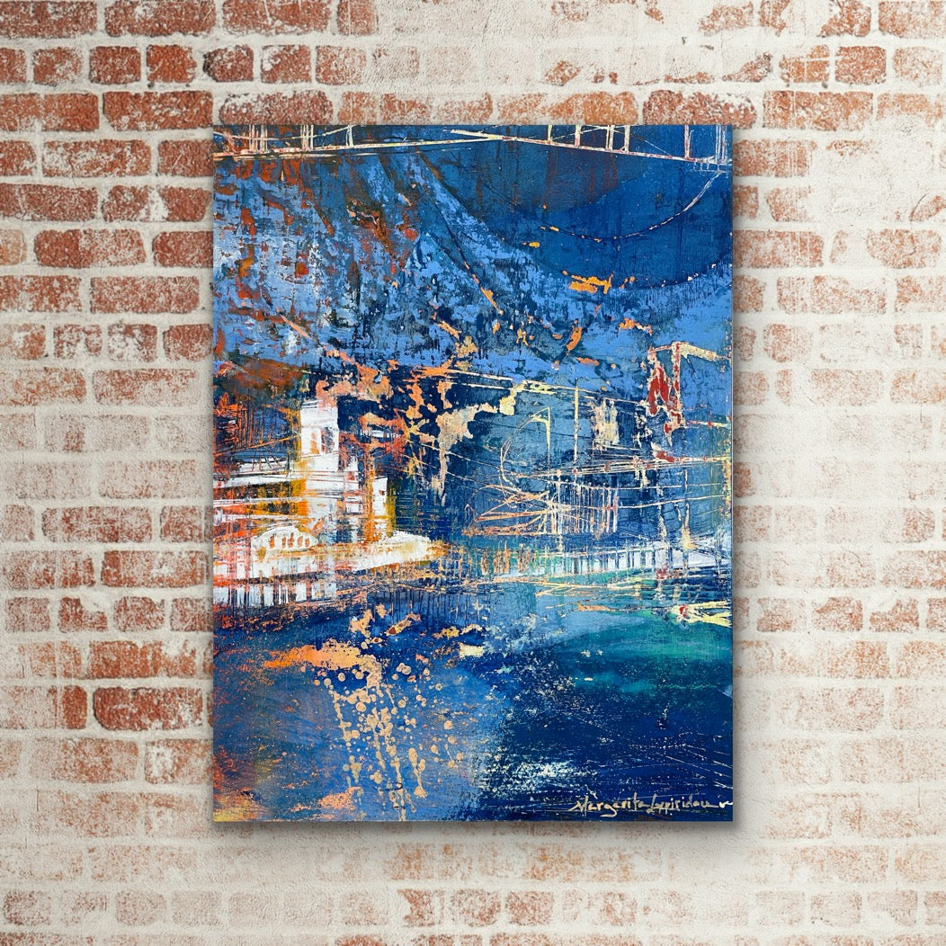 When The Seagulls Fall Asleep <br>30.5x22.9x2.5 cm<br>12”x9”x1”