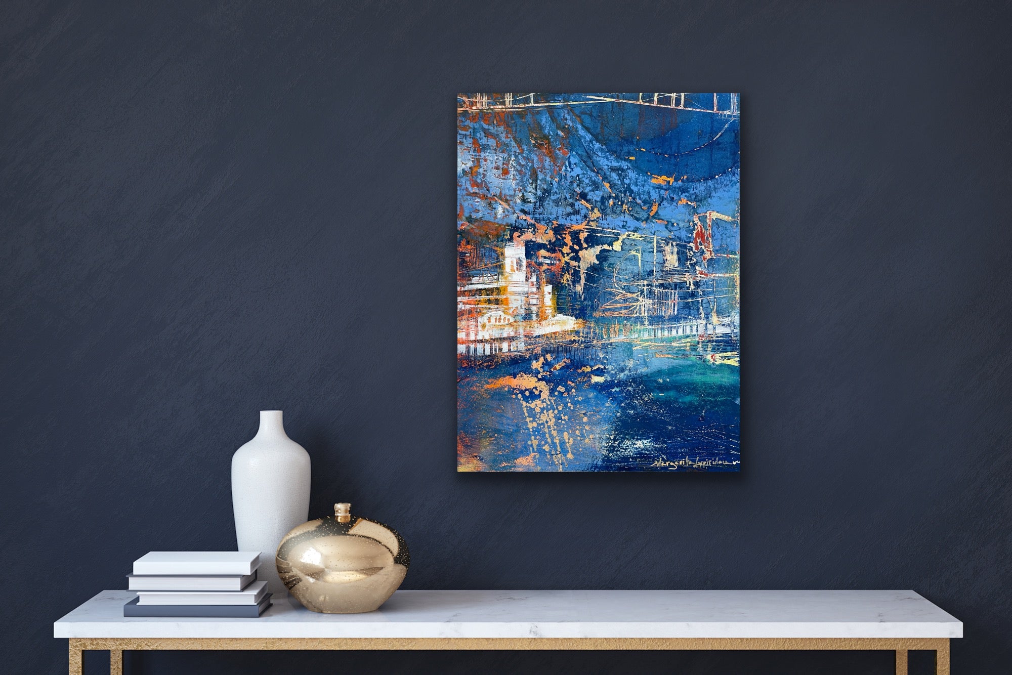 When The Seagulls Fall Asleep <br>30.5x22.9x2.5 cm<br>12”x9”x1”