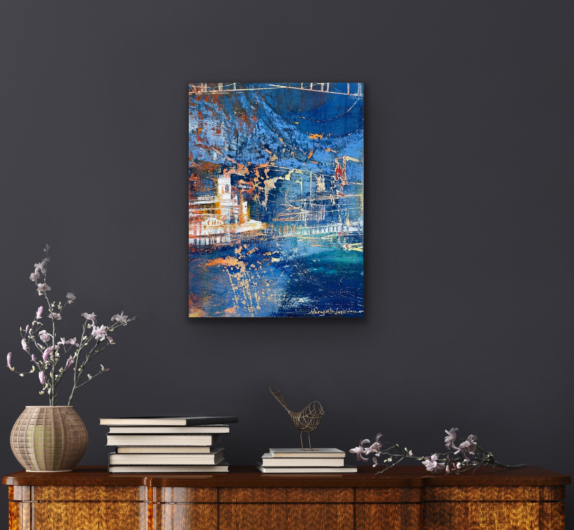 When The Seagulls Fall Asleep <br>30.5x22.9x2.5 cm<br>12”x9”x1”