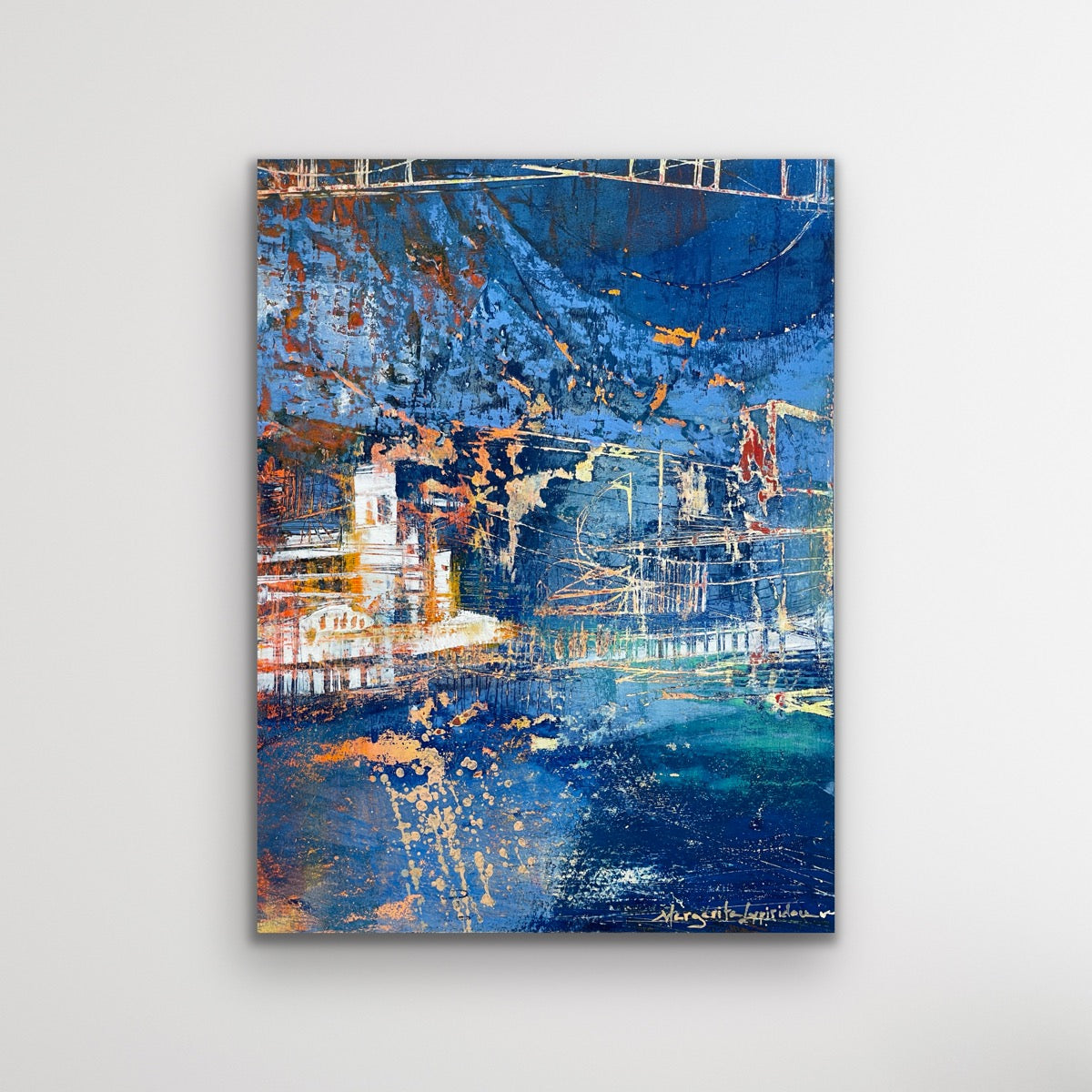 When The Seagulls Fall Asleep <br>30.5x22.9x2.5 cm<br>12”x9”x1”