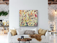 The Elephant In The Room <br>110x125x2.5 cm<br>43.3"x49.2"x1"