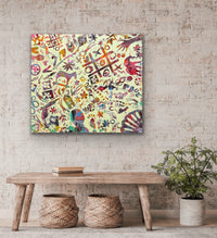 The Elephant In The Room <br>110x125x2.5 cm<br>43.3"x49.2"x1"