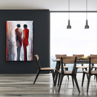 Intimate Talk <br>152.4x101.6x4 cm<br>60”x40”x1.6”