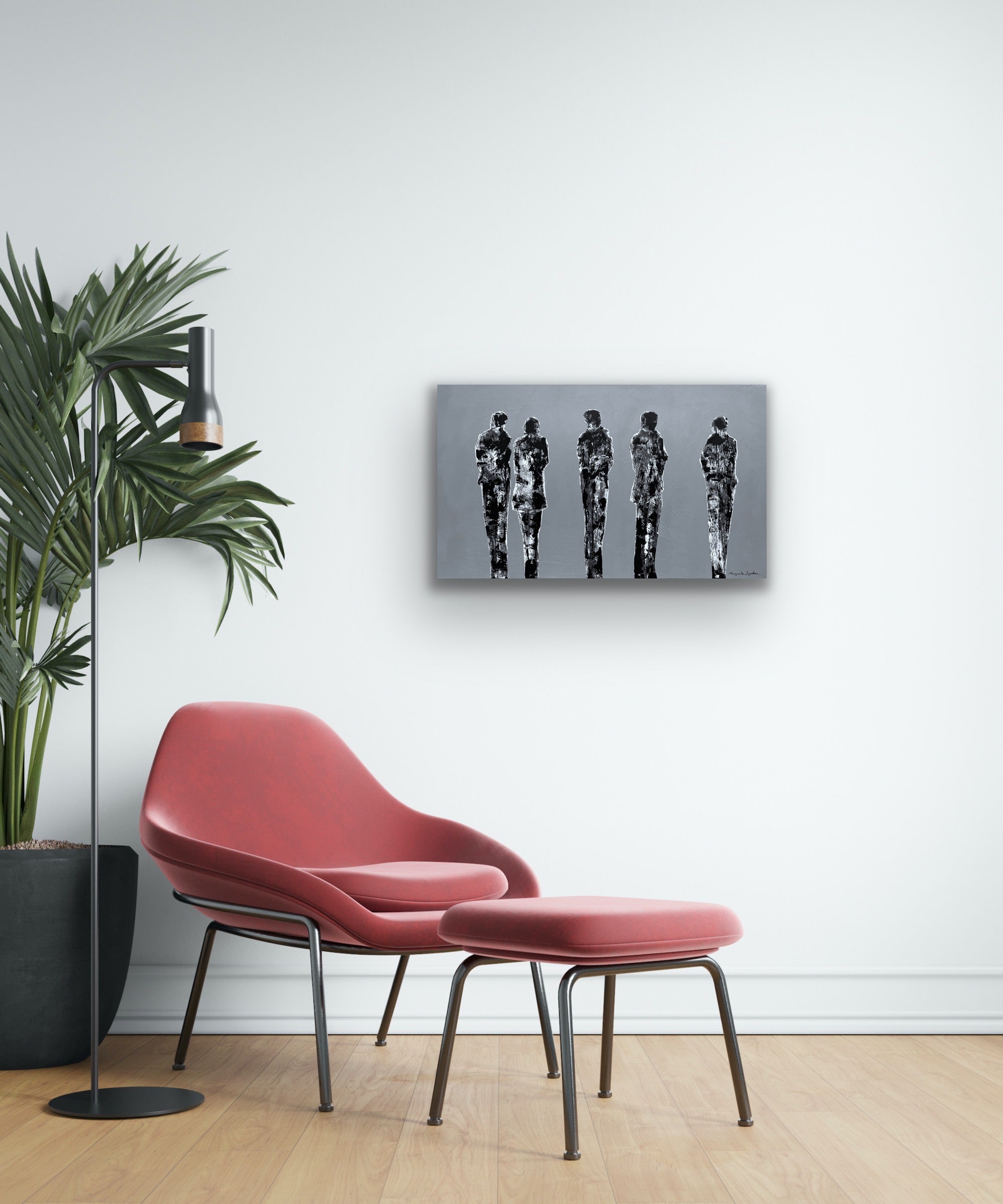 From One To Five <br>60x100x1.5 cm<br>23.6”x39.4”x0.6”