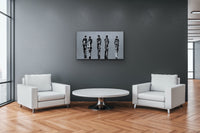 From One To Five <br>60x100x1.5 cm<br>23.6”x39.4”x0.6”