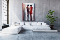 Intimate Talk <br>152.4x101.6x4 cm<br>60”x40”x1.6”