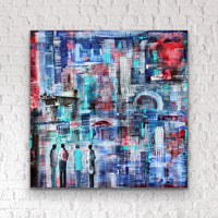 Urban Beauty <br>91.4x91.4x3.8 cm<br>36”x36”x1.5”