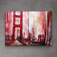 Go On Then<br>76.2x101.6x3.8 cm<br>30”x40"x1.5"