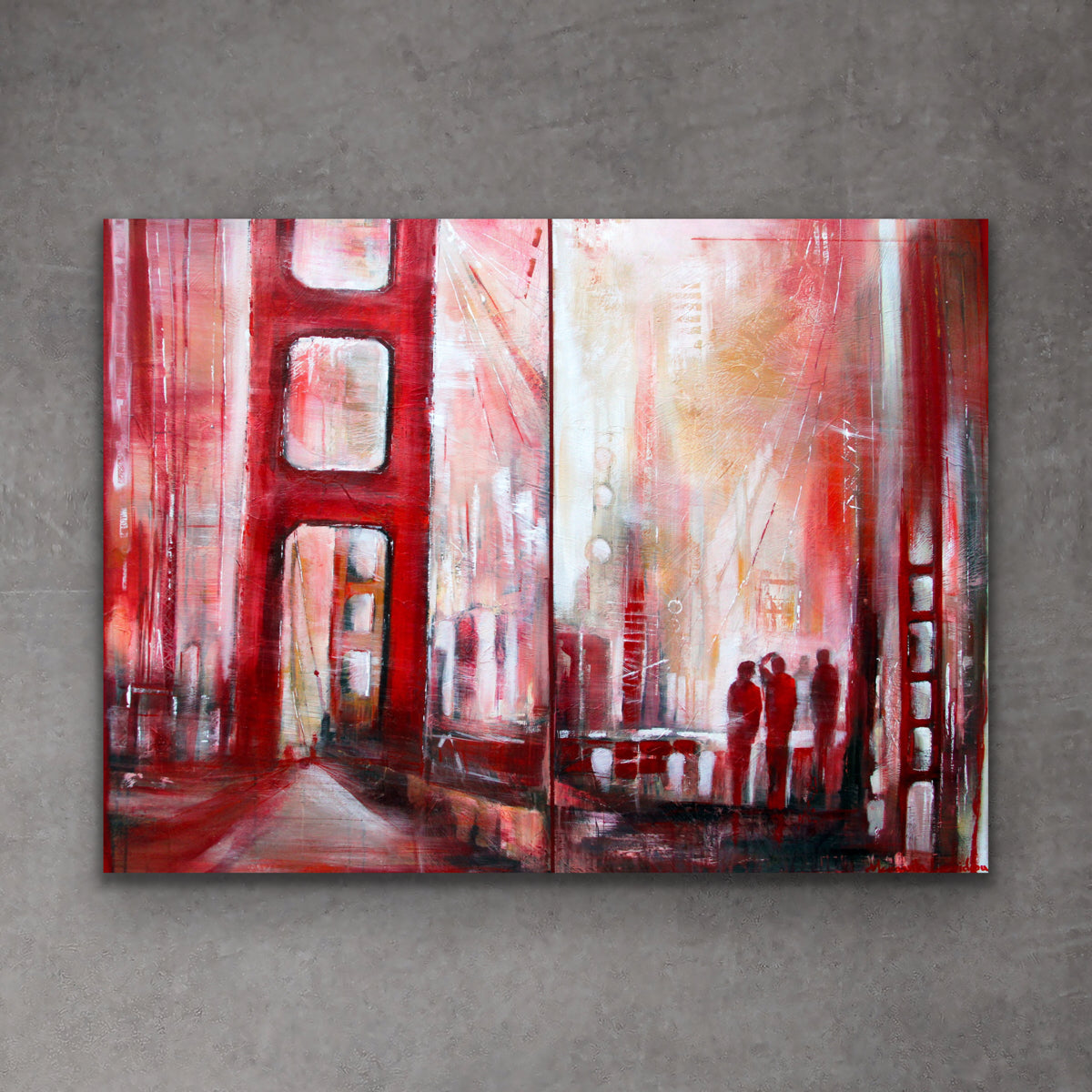 Go On Then<br>76.2x101.6x3.8 cm<br>30”x40"x1.5"