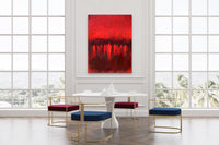 Le pont de loin <br>121.9x91.4x4 cm<br>48”x36”x1.6”